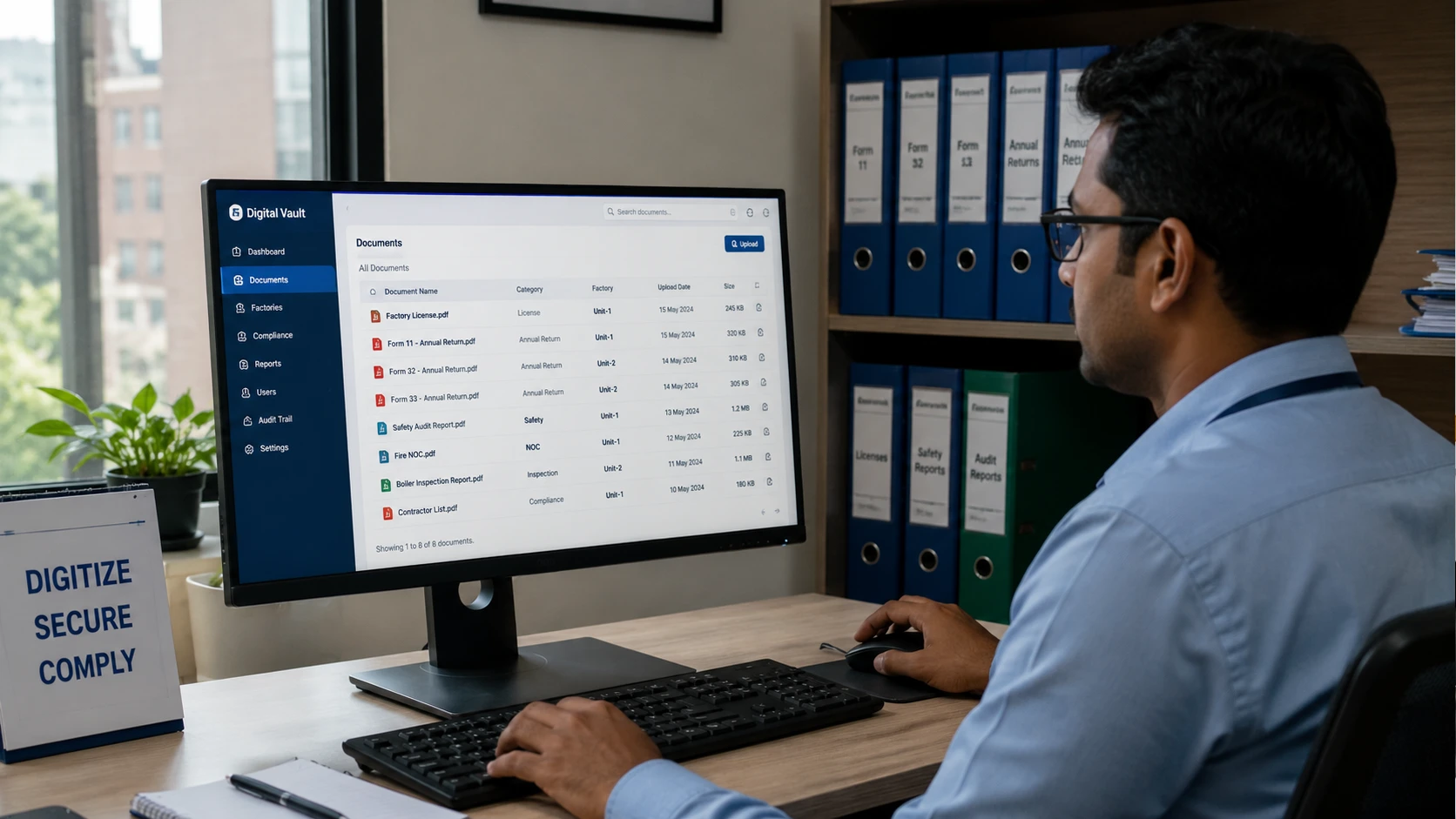 Digital vaults for labour and factory audits