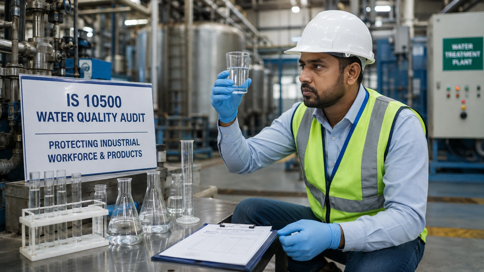 IS 10500 water quality audit
