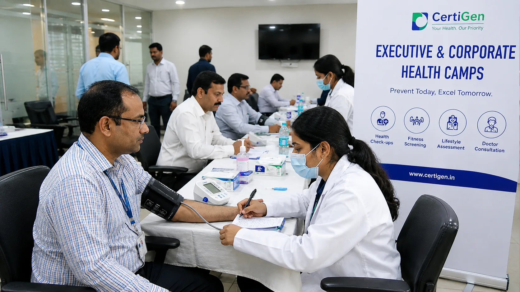Corporate and white-collar wellness programme